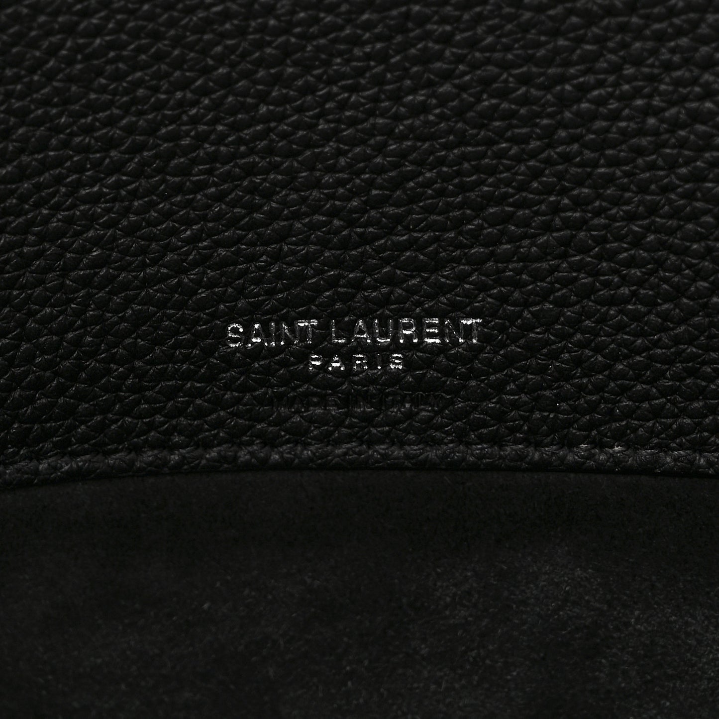 Grained Calfskin Large Souple Sac De Jour Black