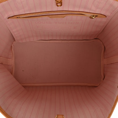 Louis Vuitton Damier Azur Neo Neverfull MM Rose Ballerine 6 of 12