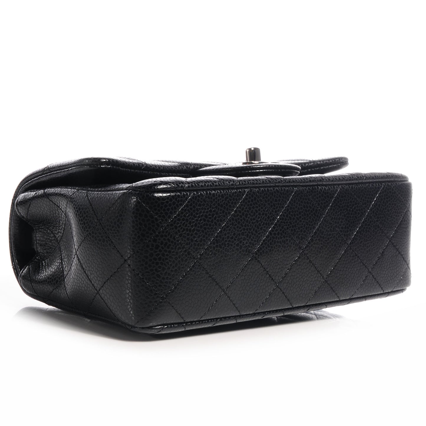 Caviar Quilted Mini Flap Black