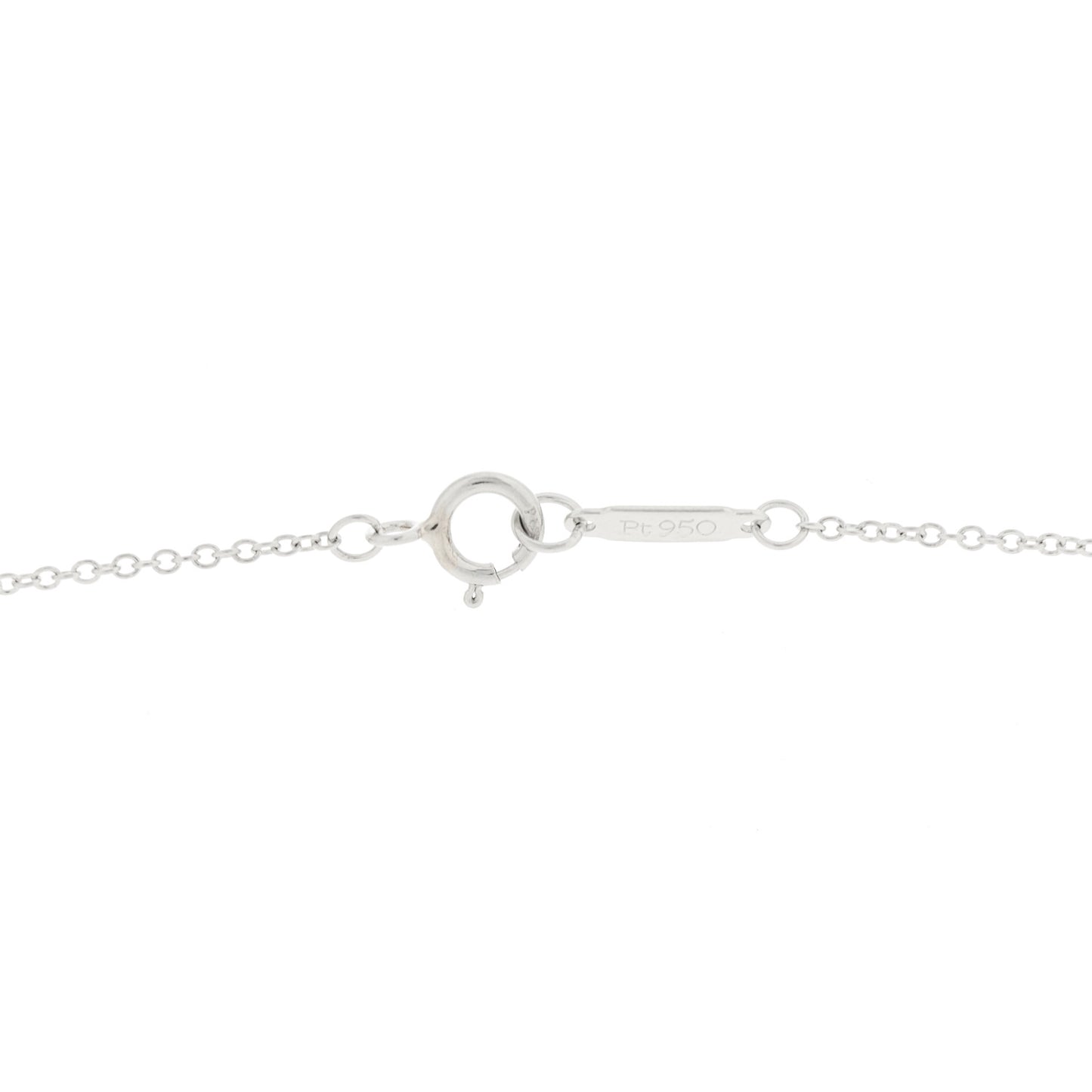 Platinum Diamond Aquamarine Paper Flowers Cluster Pendant Necklace