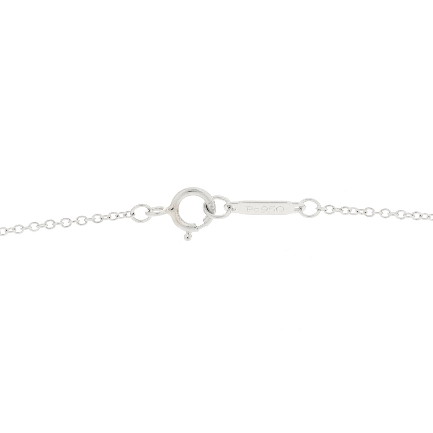 Tiffany Platinum Diamond Aquamarine Paper Flowers Cluster Pendant Necklace 5 of 6