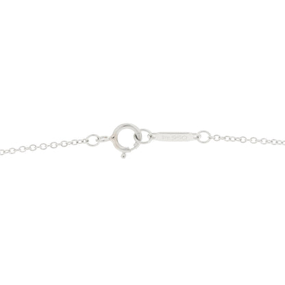 Tiffany Platinum Diamond Aquamarine Paper Flowers Cluster Pendant Necklace 5 of 6