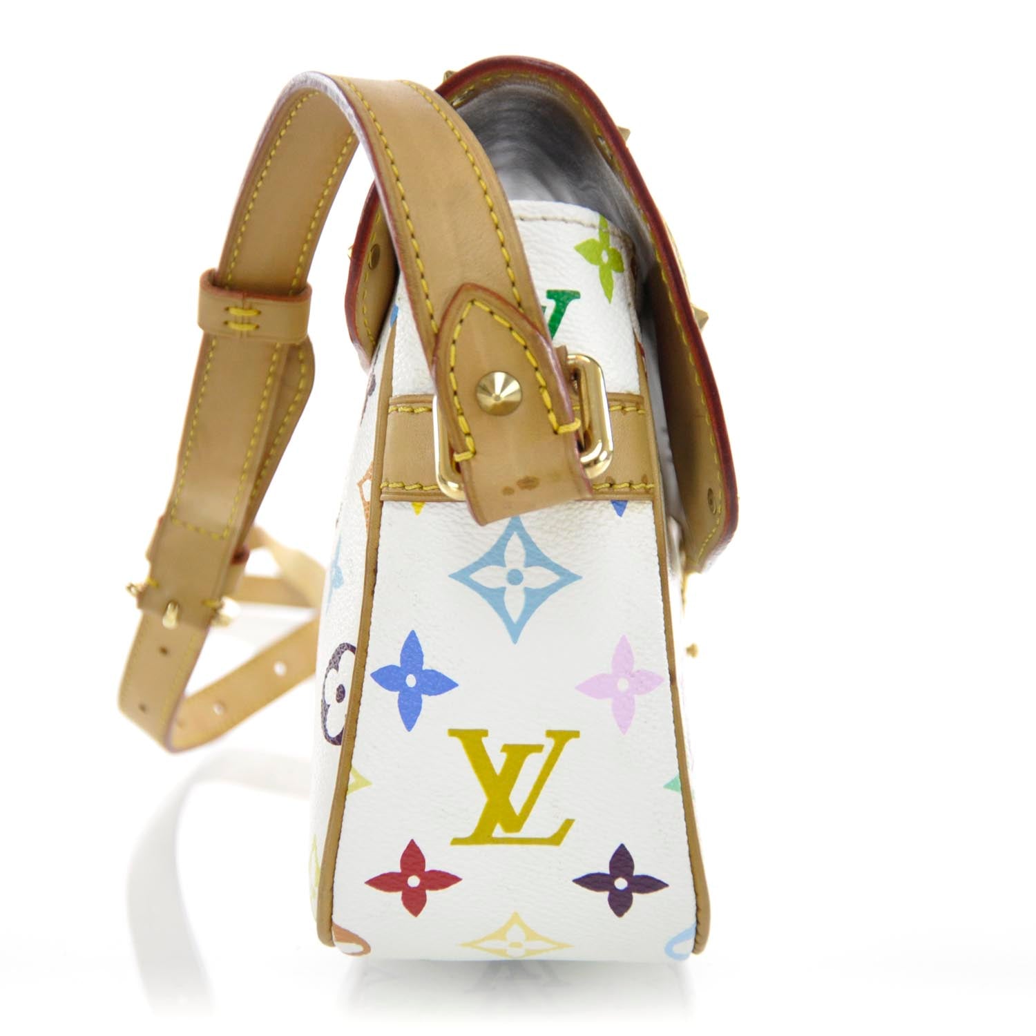Louis Vuitton Monogram Multicolor Sologne White 6 of 10