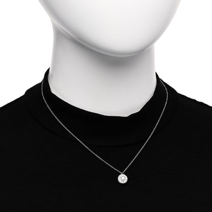 Tiffany Platinum Diamond .32ctw Circlet Pendant Necklace 2 of 6