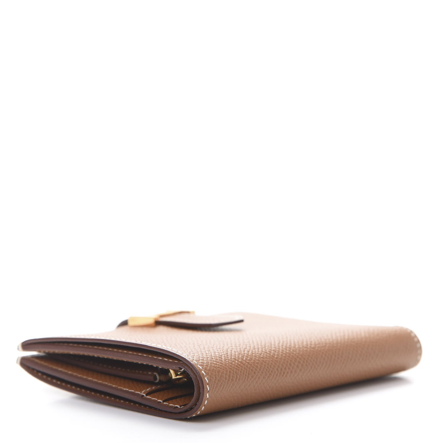 Hermes Epsom Bearn Compact Wallet Gold 4 of 8