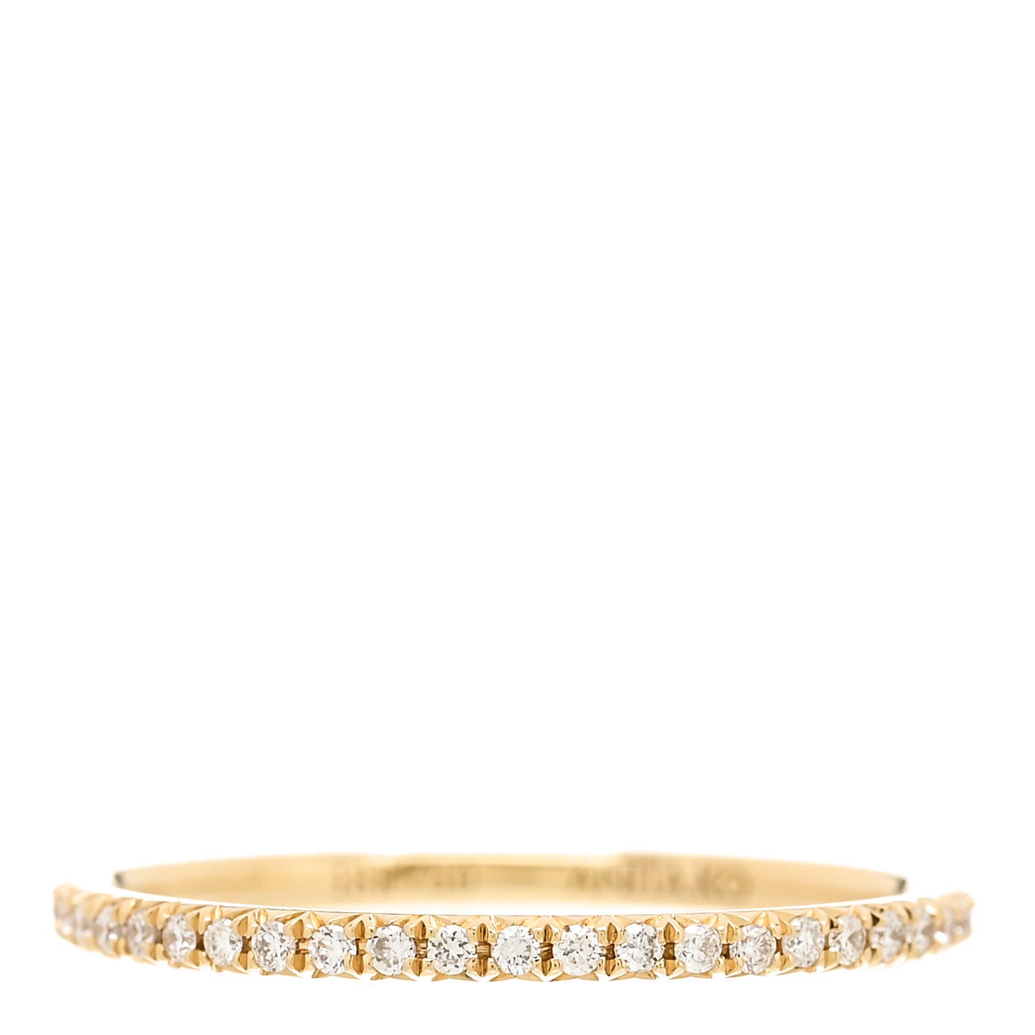 Anita Ko 18K Yellow Gold Diamond Eternity Ring 53 6.5 1 of 4