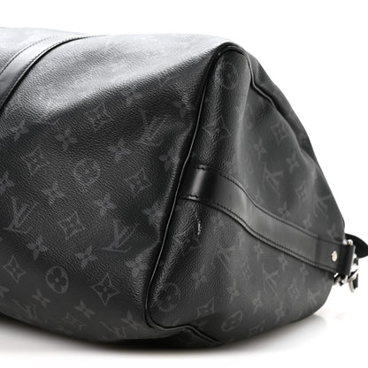 Louis Vuitton Monogram Eclipse Keepall Bandouliere 45 9 of 10
