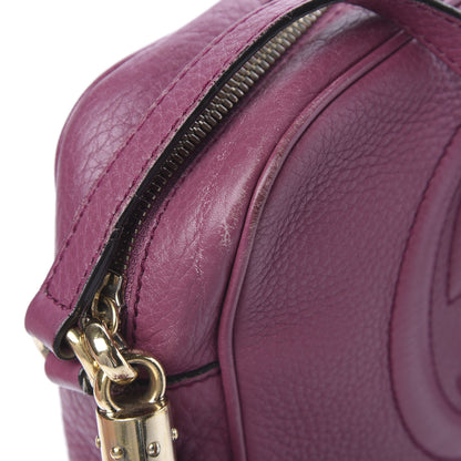 Gucci Pebbled Calfskin Small Soho Disco Bag Peonia Flower 14 of 14