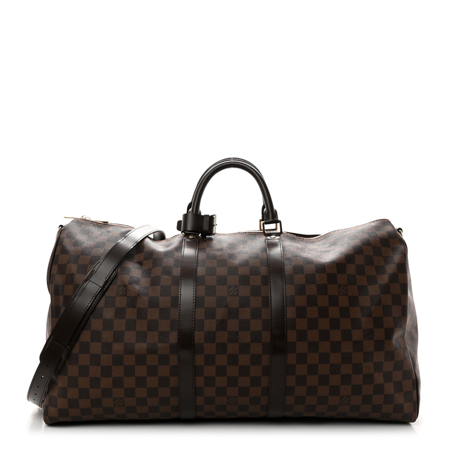 Louis Vuitton Damier Ebene Keepall Bandouliere 55 1 of 10