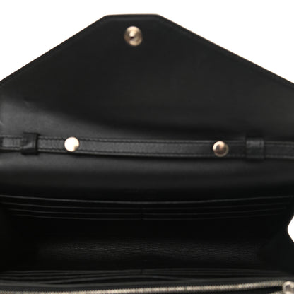 Celine Shiny Calfskin Clutch on a Chain Multicolor 4 of 11