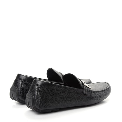 Louis Vuitton Calfskin Racetrack Moccasin Loafers 6.5 Black 4 of 10