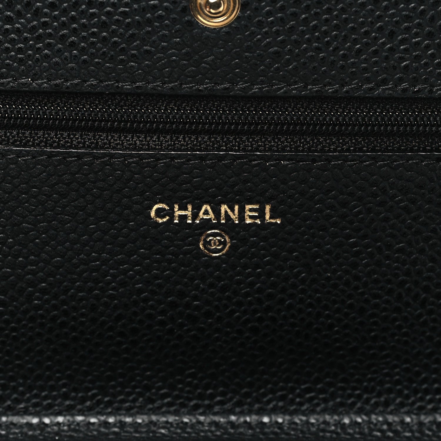 Chanel Caviar Quilted Wallet on Chain WOC Black 6 of 10