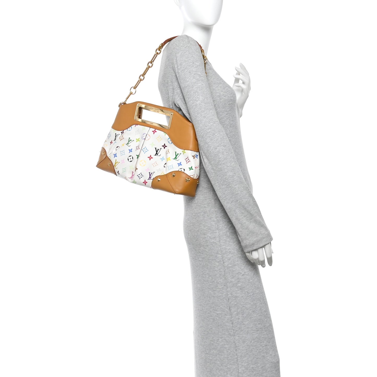 Monogram Multicolor Judy MM White