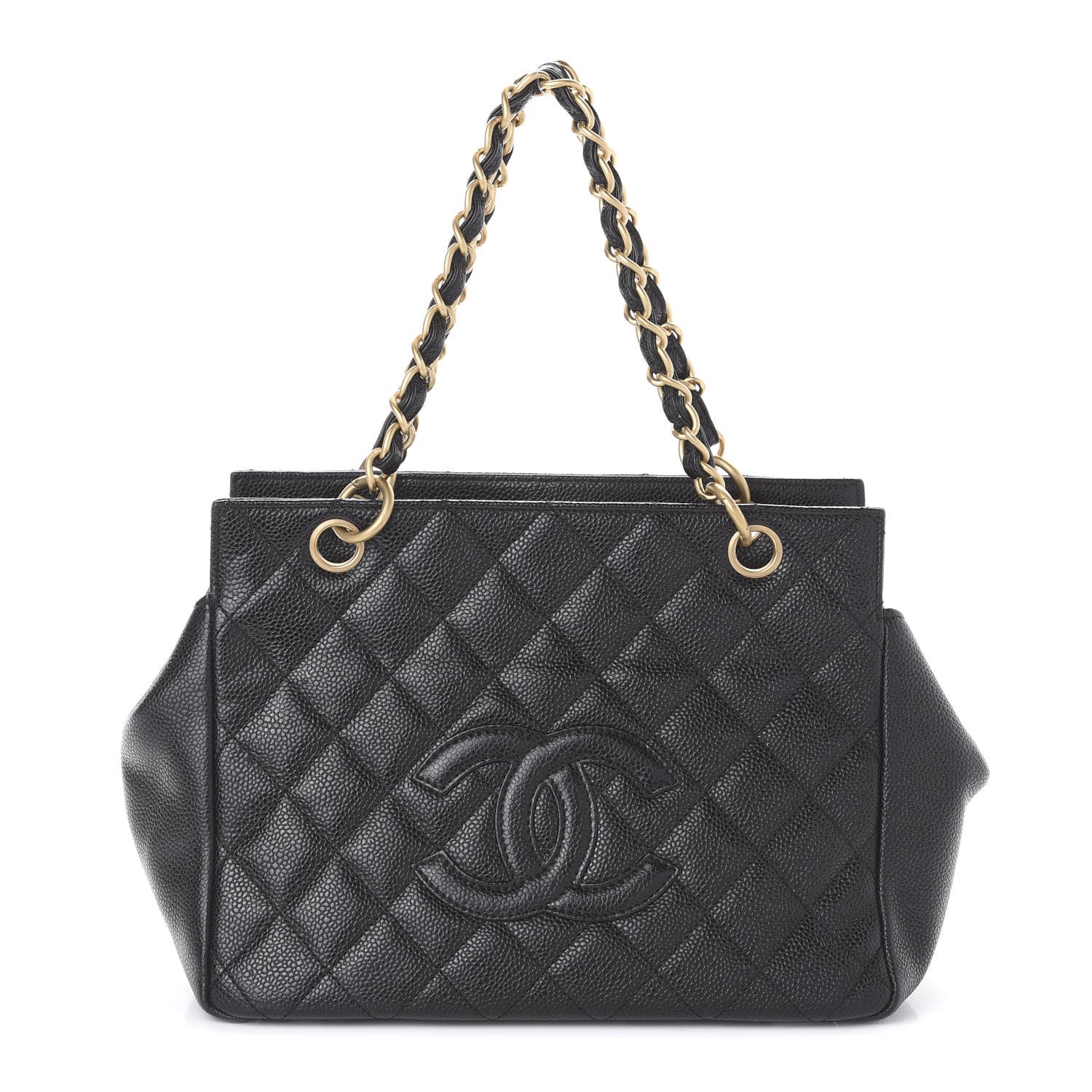 Chanel Caviar Quilted Petit Timeless Tote PTT Black 1 of 10