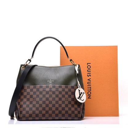 Louis Vuitton Damier Ebene Calfskin Maida Khaki 10 of 11