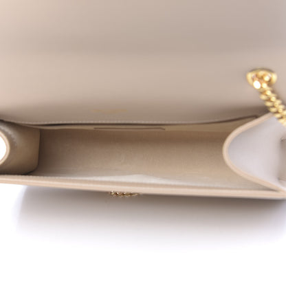 Saint Laurent Smooth Calfskin Medium Classic Monogram Kate Tassel Satchel Nude Powder 5 of 9