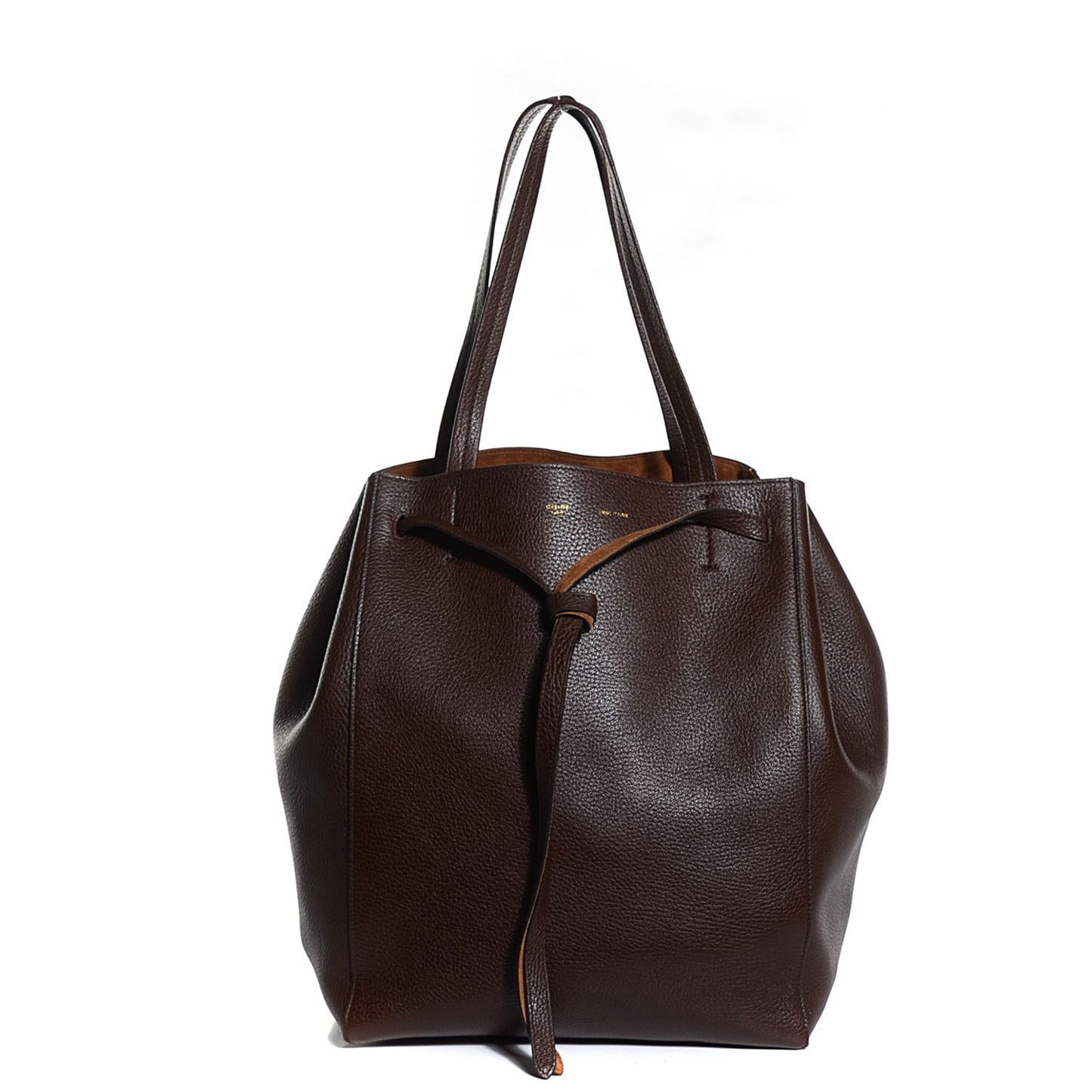 Soft Grained Calfskin Medium Cabas Phantom Brown