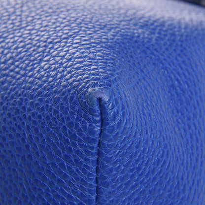 Burberry Grainy Calfskin Medium Baynard Tote Brilliant Blue 20 of 23