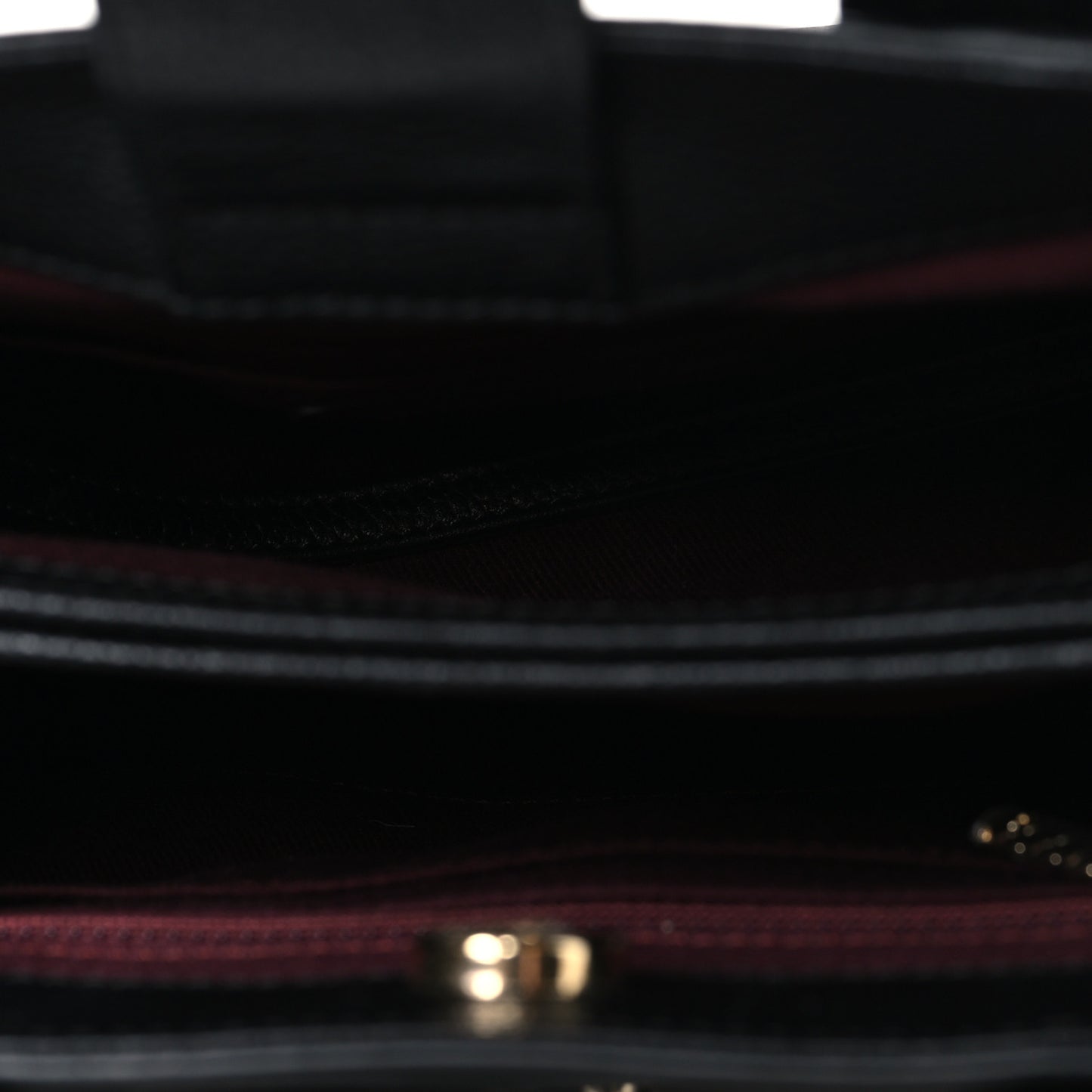Grained Calfskin Mini Neo Executive Shopper Tote Black