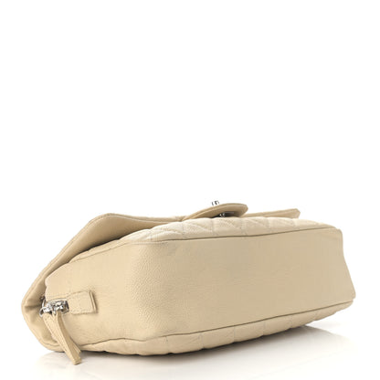 Chanel Caviar Quilted Jumbo Easy Flap Beige 4 of 13