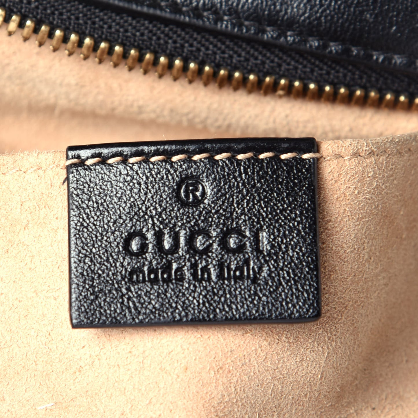 Monogram Matelasse Diagonal Small GG Marmont Chain Shoulder Bag Beige Black