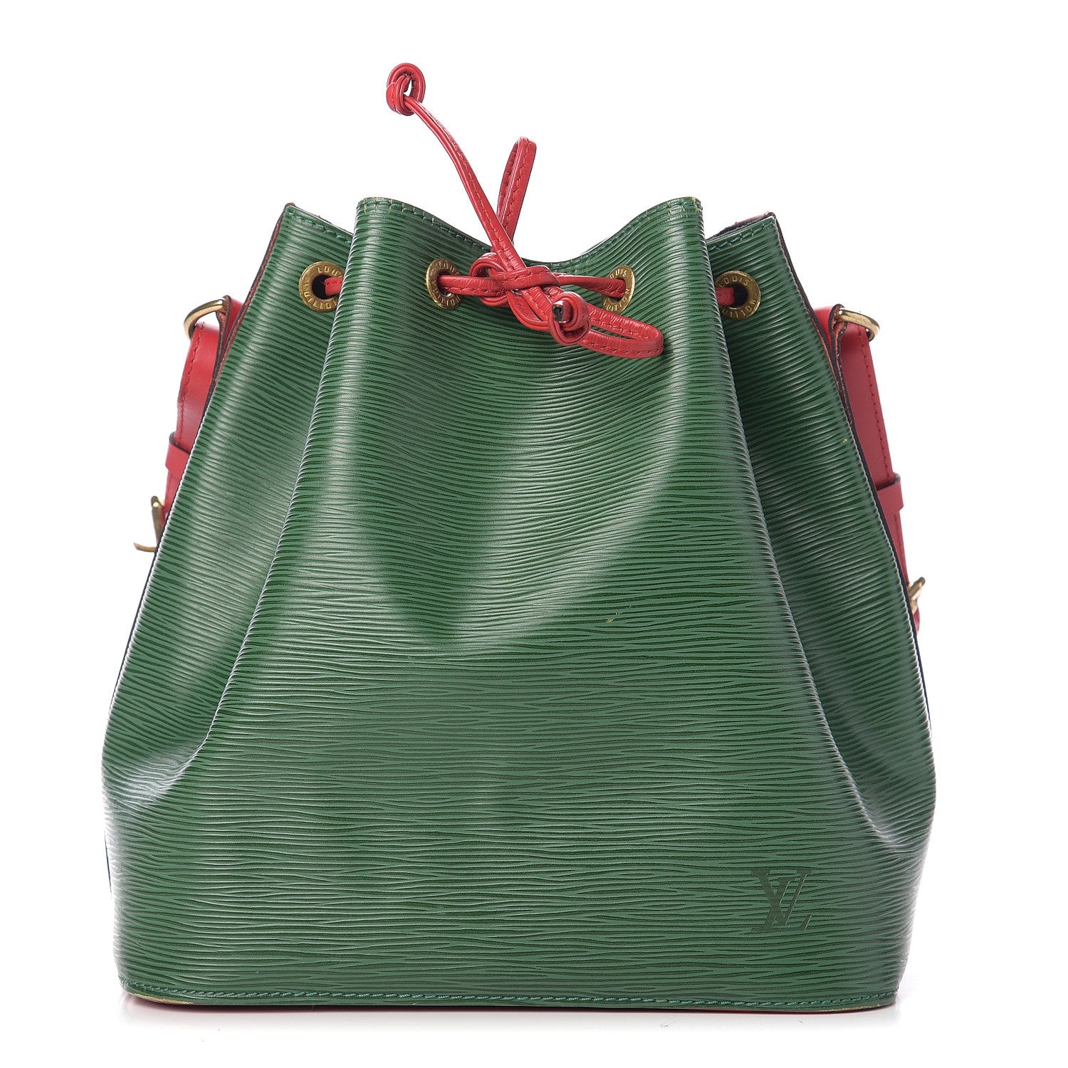 Louis Vuitton Epi Petit Bi-Color Noe Borneo Castillan Red 1 of 12