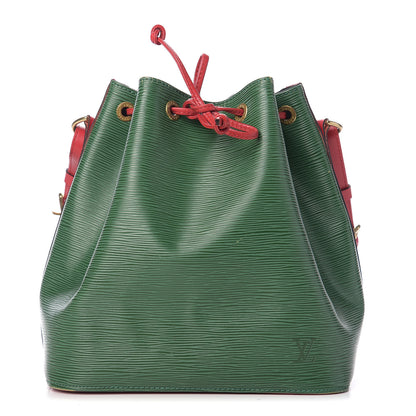 Louis Vuitton Epi Petit Bi-Color Noe Borneo Castillan Red 1 of 12