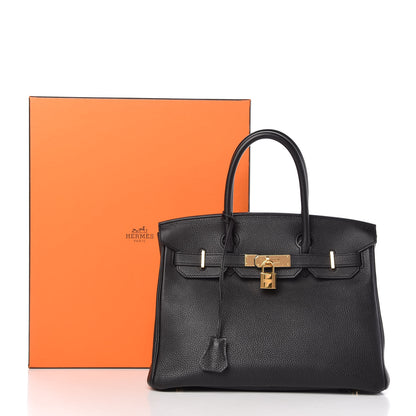Hermes Togo Birkin 30 Black 11 of 12