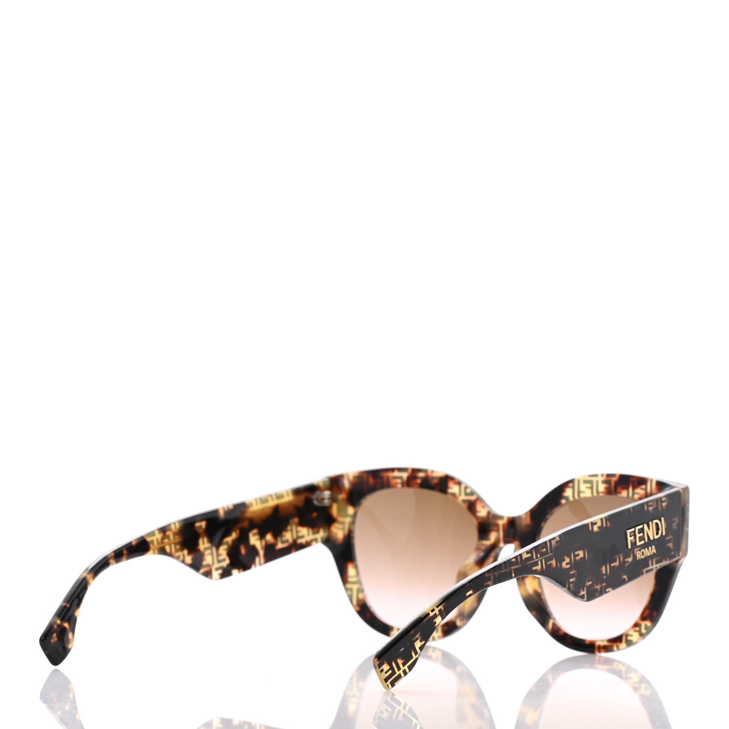 Fendi Acetate FF Sunglasses FF 0452/F/S Tortoise 4 of 8