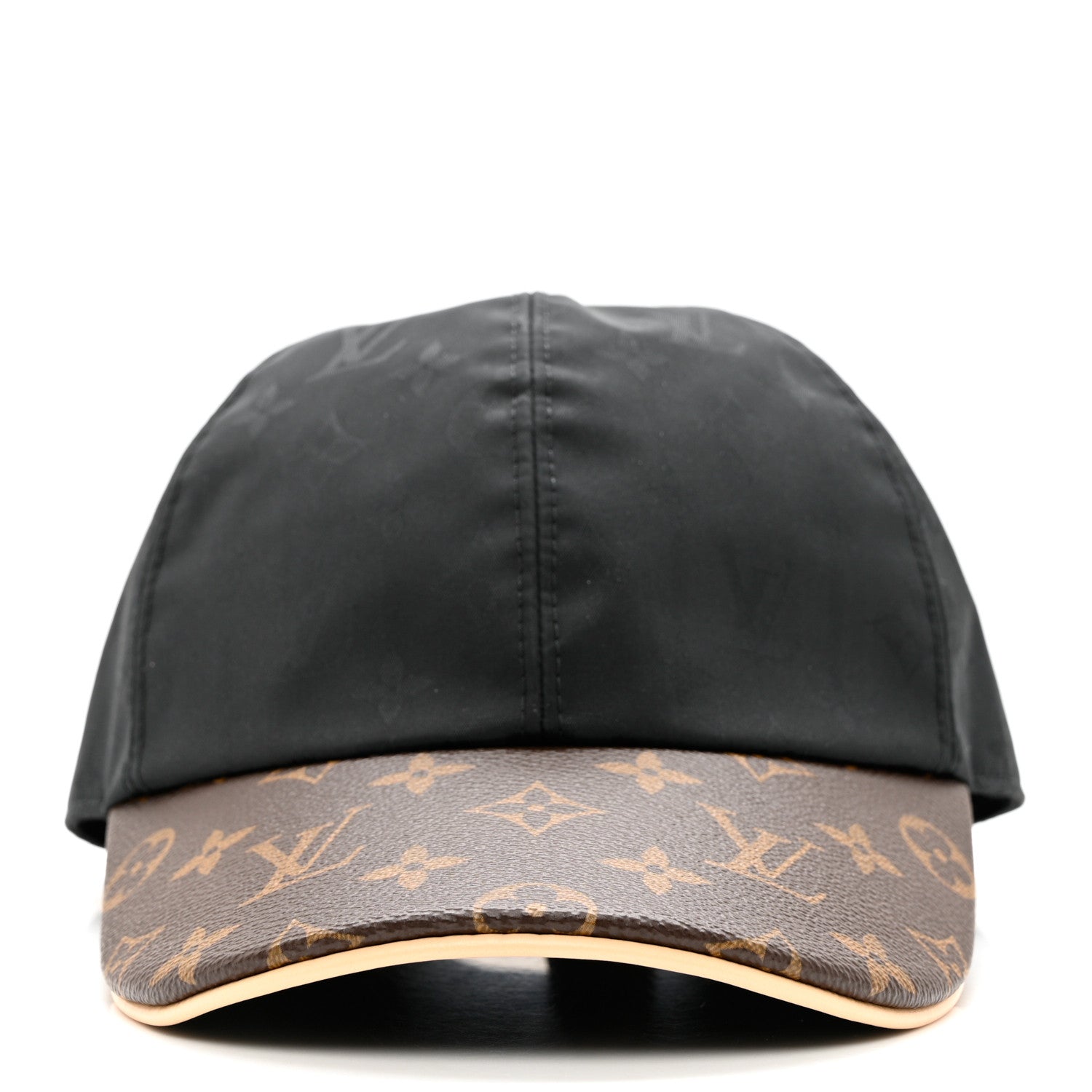 Louis Vuitton Polyester Silk Monogram LV Get Ready Cap L Black 2 of 8