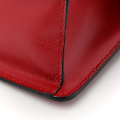 Gucci Calfskin Mini Sylvie Top Handle Bag Hibiscus Red 16 of 18