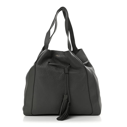 Mulberry Heavy Grain Calfskin Millie Tote Charcoal 1 of 11