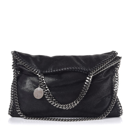 Stella McCartney Shaggy Deer Falabella Fold Over Tote Black 1 of 15