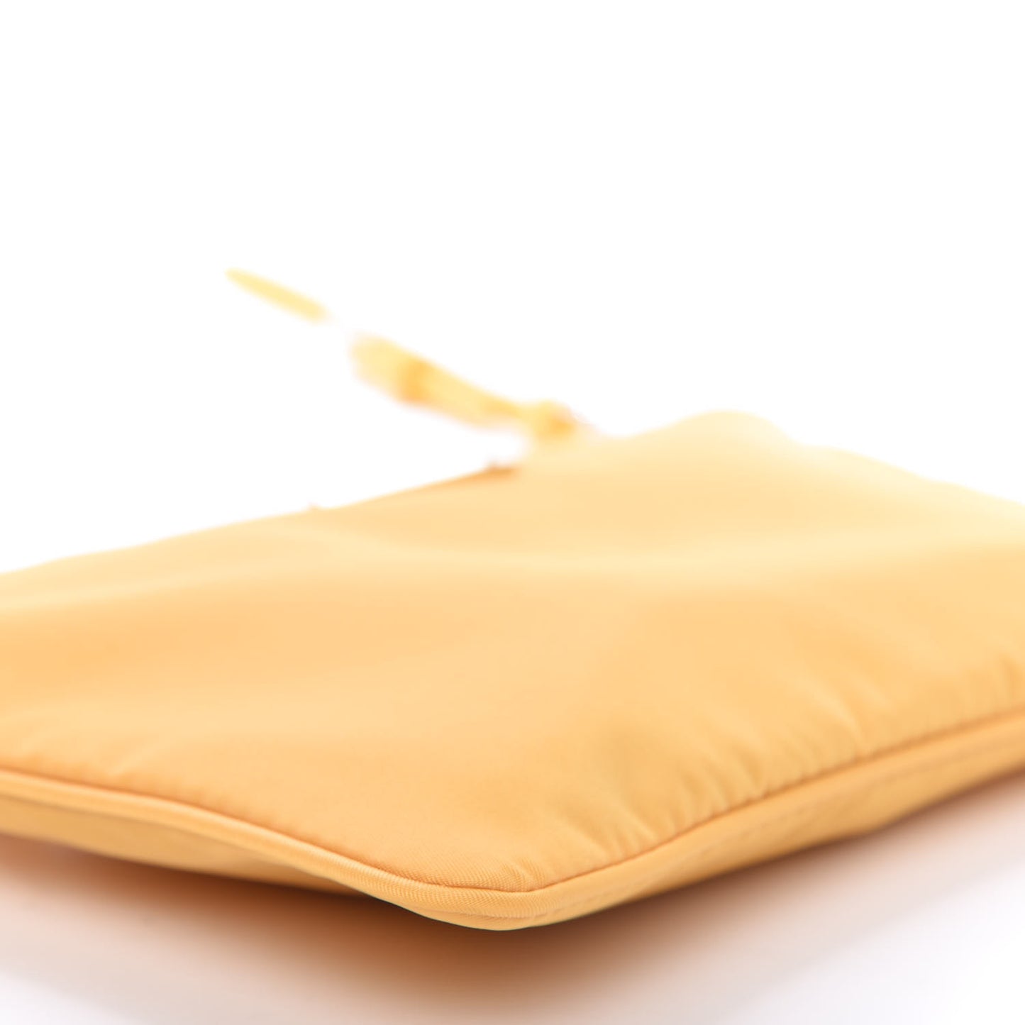 Tessuto Nylon Saffiano Wristlet Mimosa