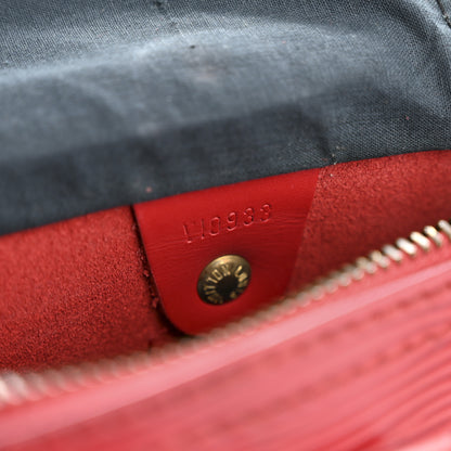 Louis Vuitton Epi Speedy 25 Castillan Red 7 of 12