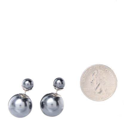 Christian Dior Mise En Dior Tribal Earrings Grey 2 of 5