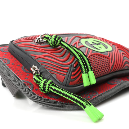 Gucci Jersey GG Monogram All Over Sporty Belt Bag Green Grey Multicolor 8 of 9