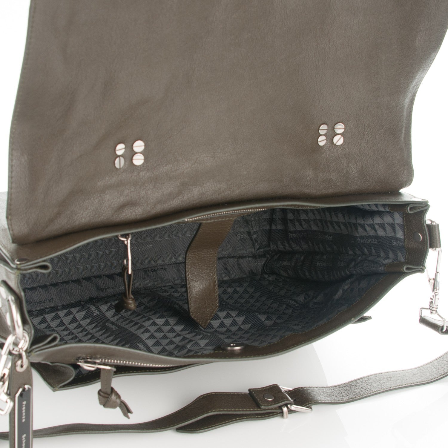 Proenza Schouler Lambskin Large PS1 Satchel Military 5 of 7
