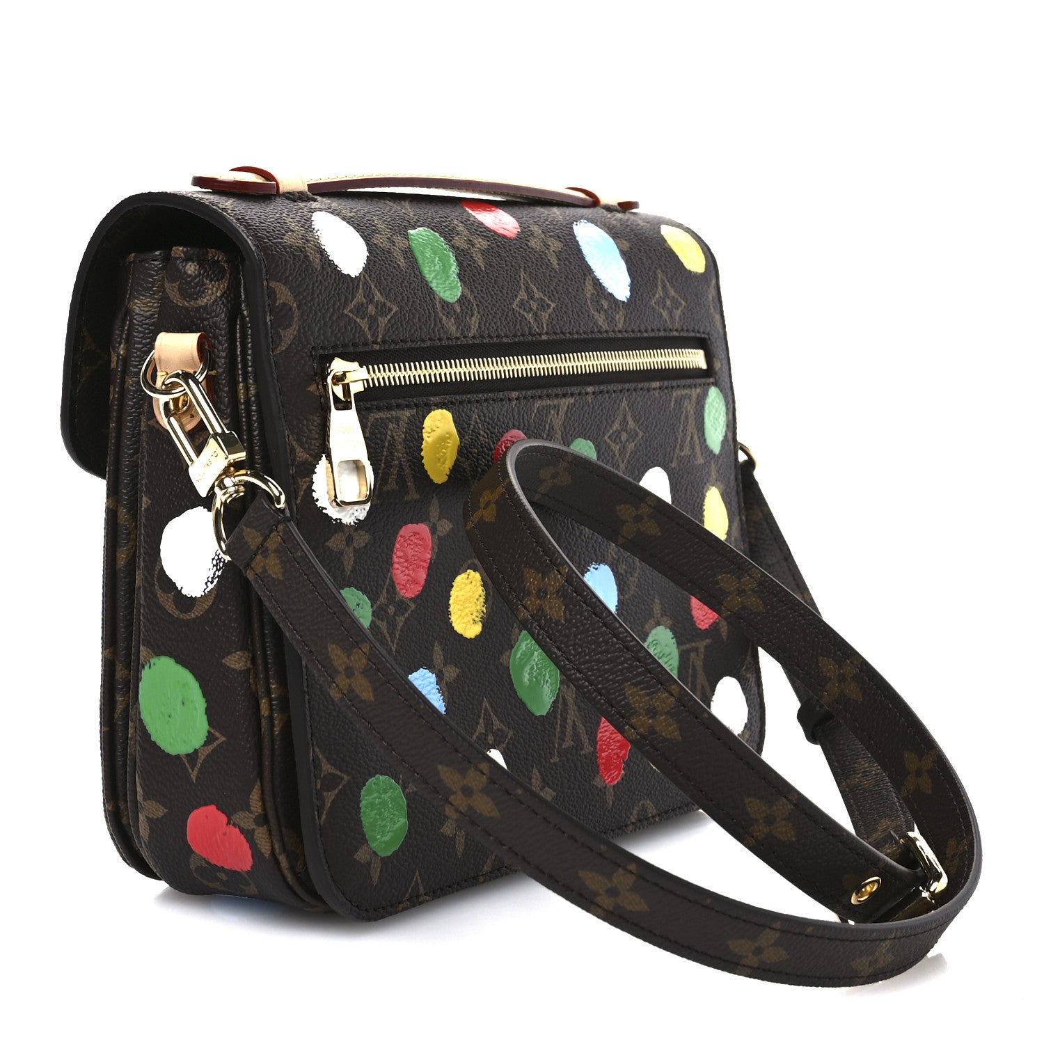 Louis Vuitton LV x YK Monogram Painted Dots Pochette Métis 3 of 10