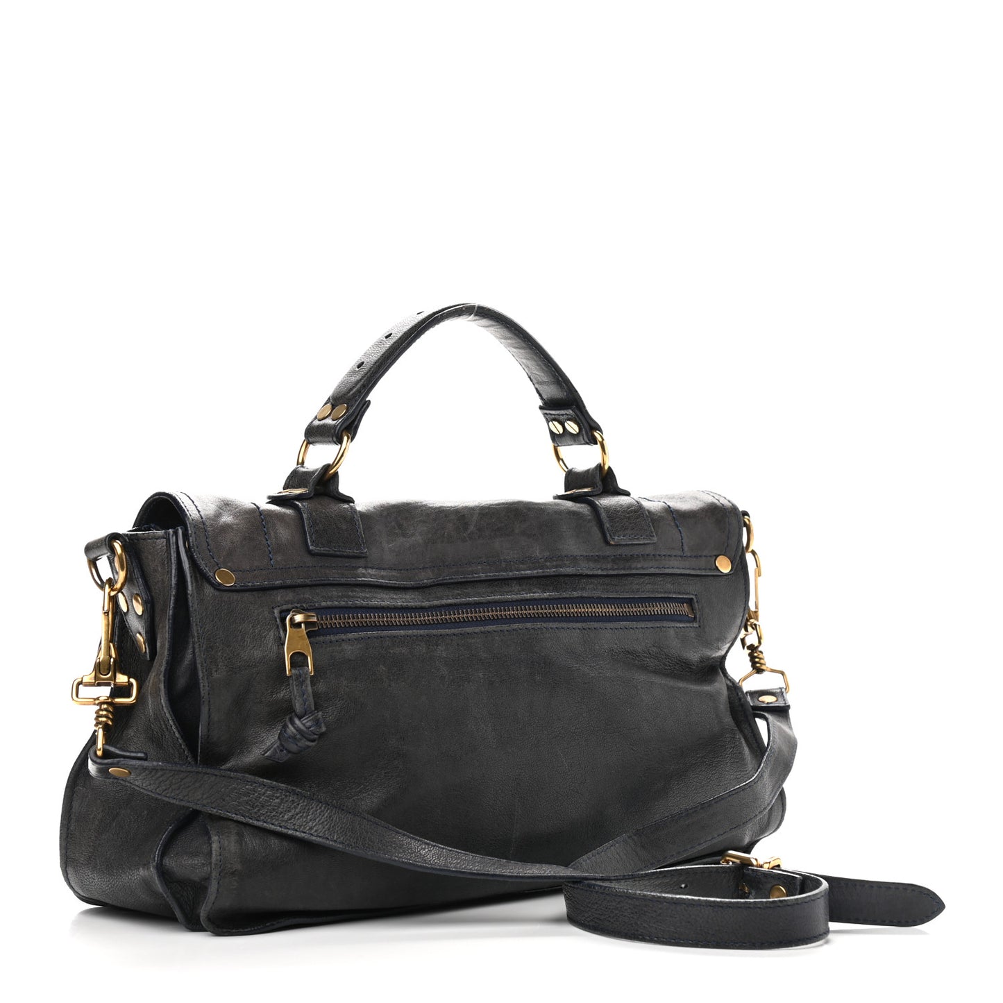 Lambskin Medium PS1 Satchel Midnight