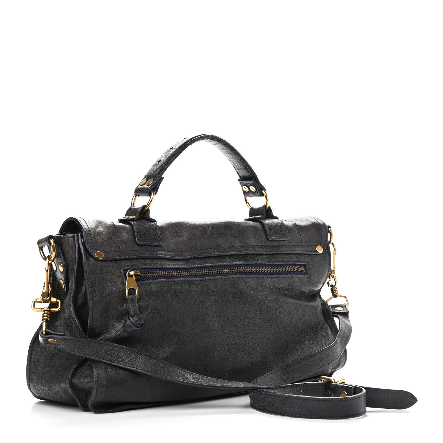 Proenza Schouler Lambskin Medium PS1 Satchel Midnight 3 of 18