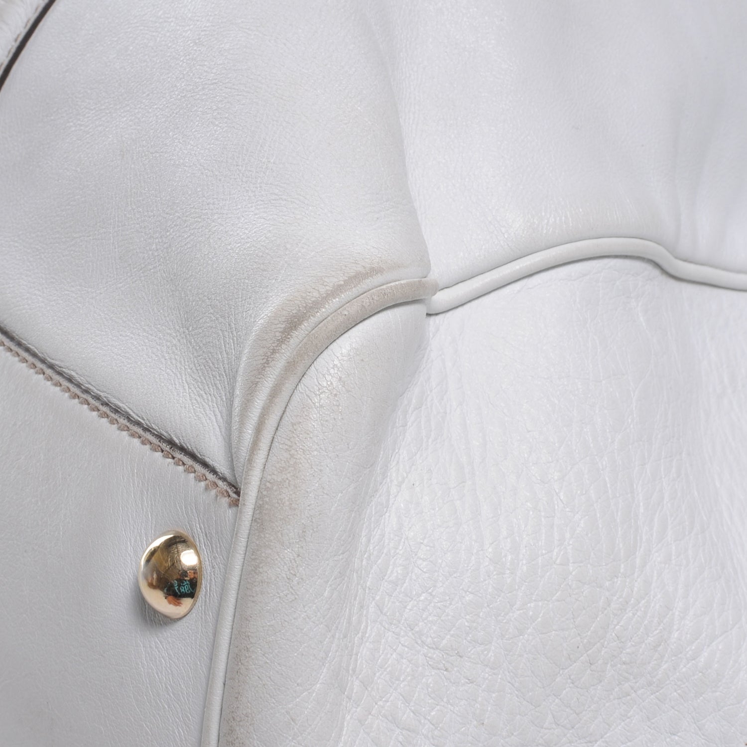 Gucci Leather Britt Large Boston White 9 of 13