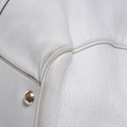 Gucci Leather Britt Large Boston White 9 of 13