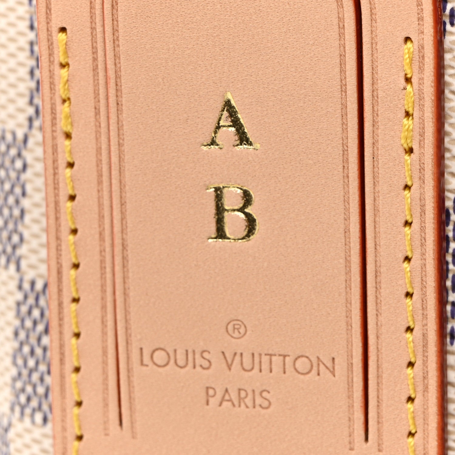 Louis Vuitton Damier Azur Graceful MM Rose Ballerine 10 of 10
