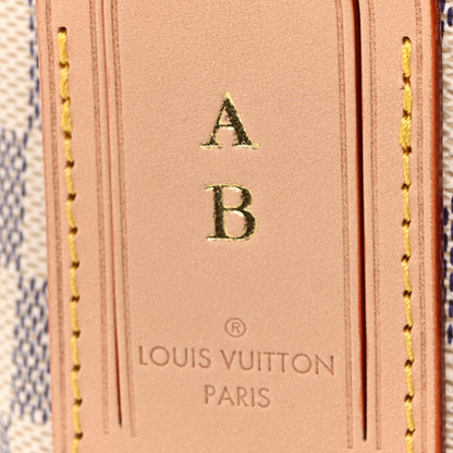 Louis Vuitton Damier Azur Graceful MM Rose Ballerine 10 of 10