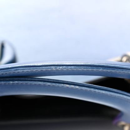 Christian Dior Box Calfskin Gradient Medium Diorissimo Blue Violet 16 of 18