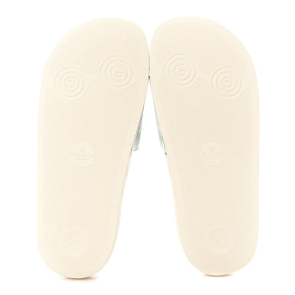 Gucci Rubber Apollo Slide Sandals 36 Antique White 6 of 10
