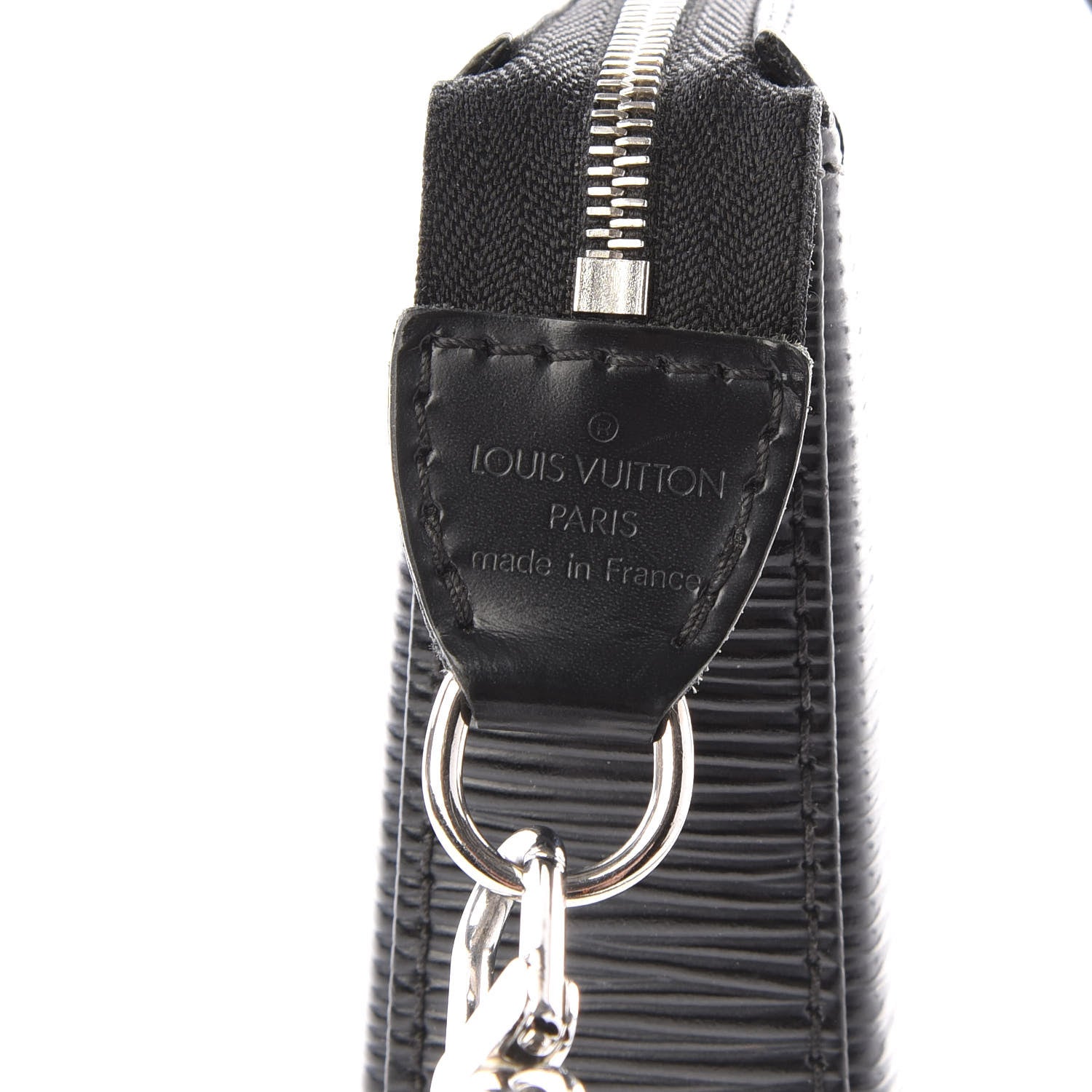 Louis Vuitton Epi Pochette Accessories NM Black 9 of 12