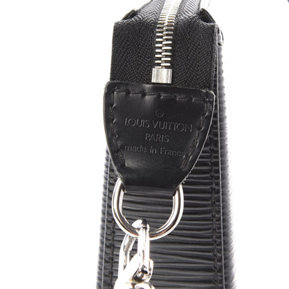 Louis Vuitton Epi Pochette Accessories NM Black 9 of 12