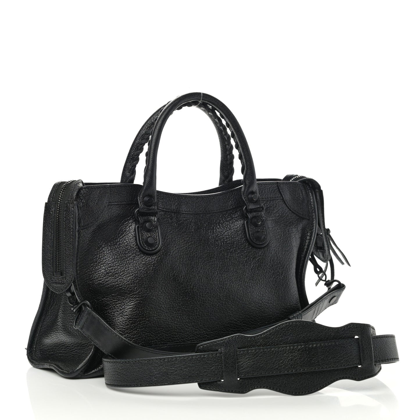 Chevre Black Metallic Edge Hardware S City Black